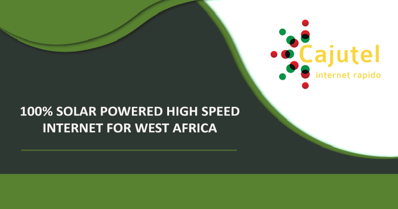 Cajutel introducing Solar powered high-speed Internet for West Africa